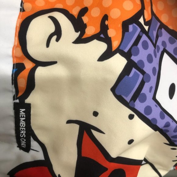 RARE LIMITED EDITION MEMBERS ONLY X NICKELODEON ANORAK HALF ZIP WINDBREAKER - Picture 5 of 12